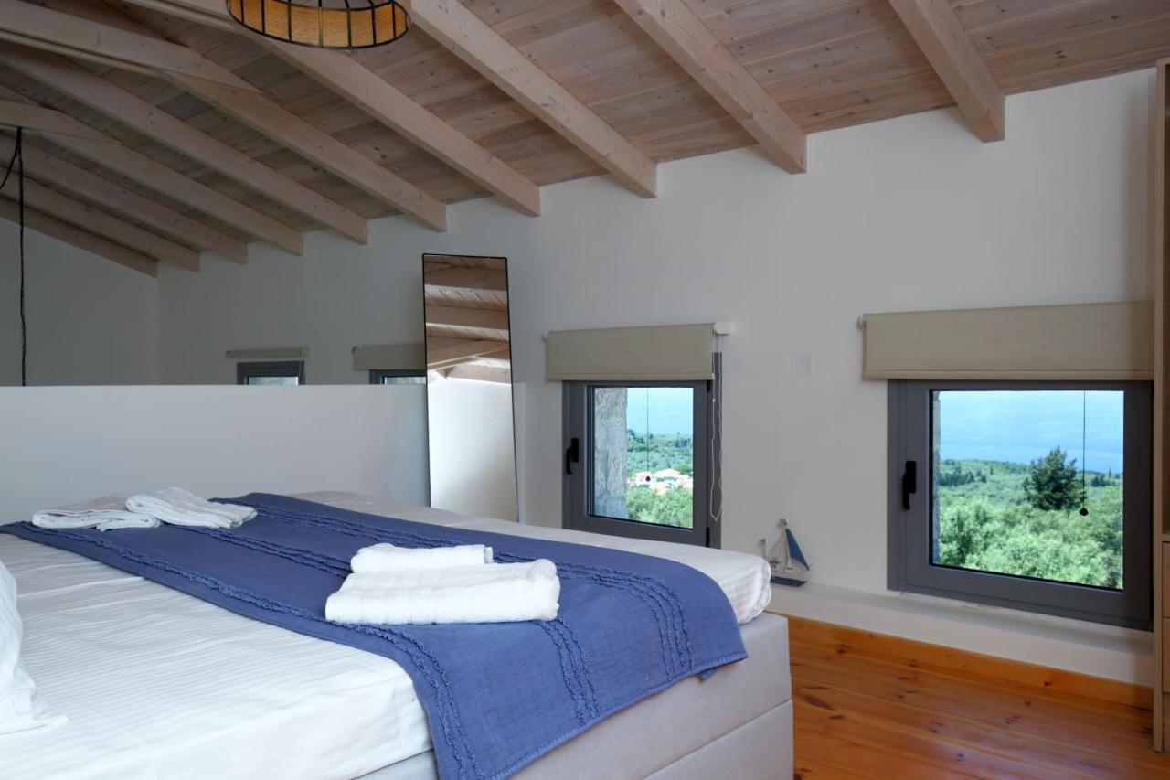 Tsakmakis Villas Luxury- Panoramic Sea View - Lefkada Tsoukaládhes المظهر الخارجي الصورة