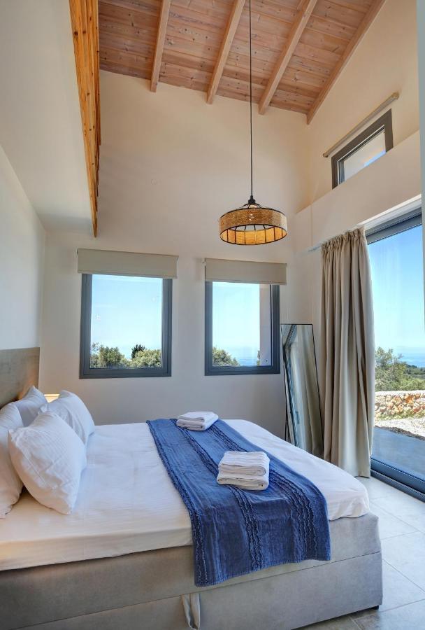 Tsakmakis Villas Luxury- Panoramic Sea View - Lefkada Tsoukaládhes المظهر الخارجي الصورة