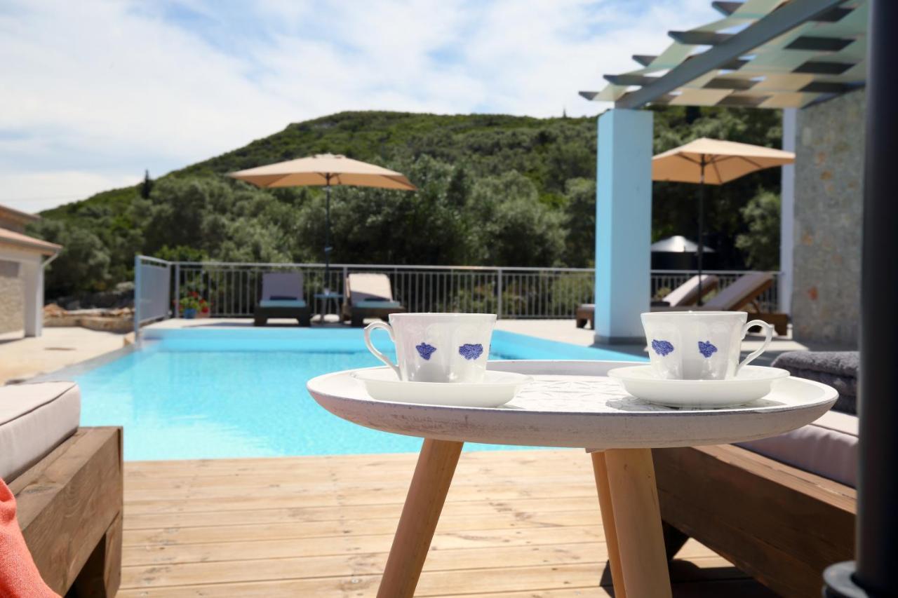 Tsakmakis Villas Luxury- Panoramic Sea View - Lefkada Tsoukaládhes المظهر الخارجي الصورة