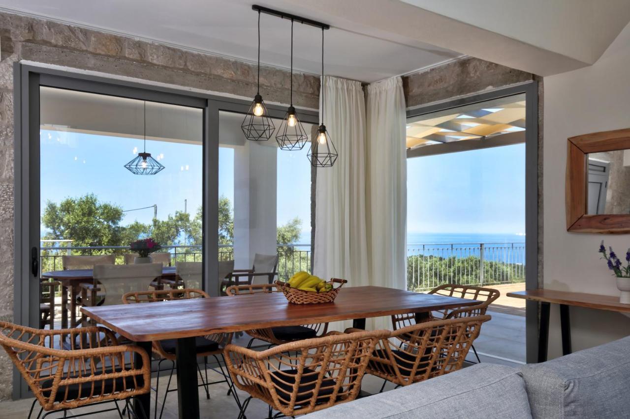Tsakmakis Villas Luxury- Panoramic Sea View - Lefkada Tsoukaládhes المظهر الخارجي الصورة