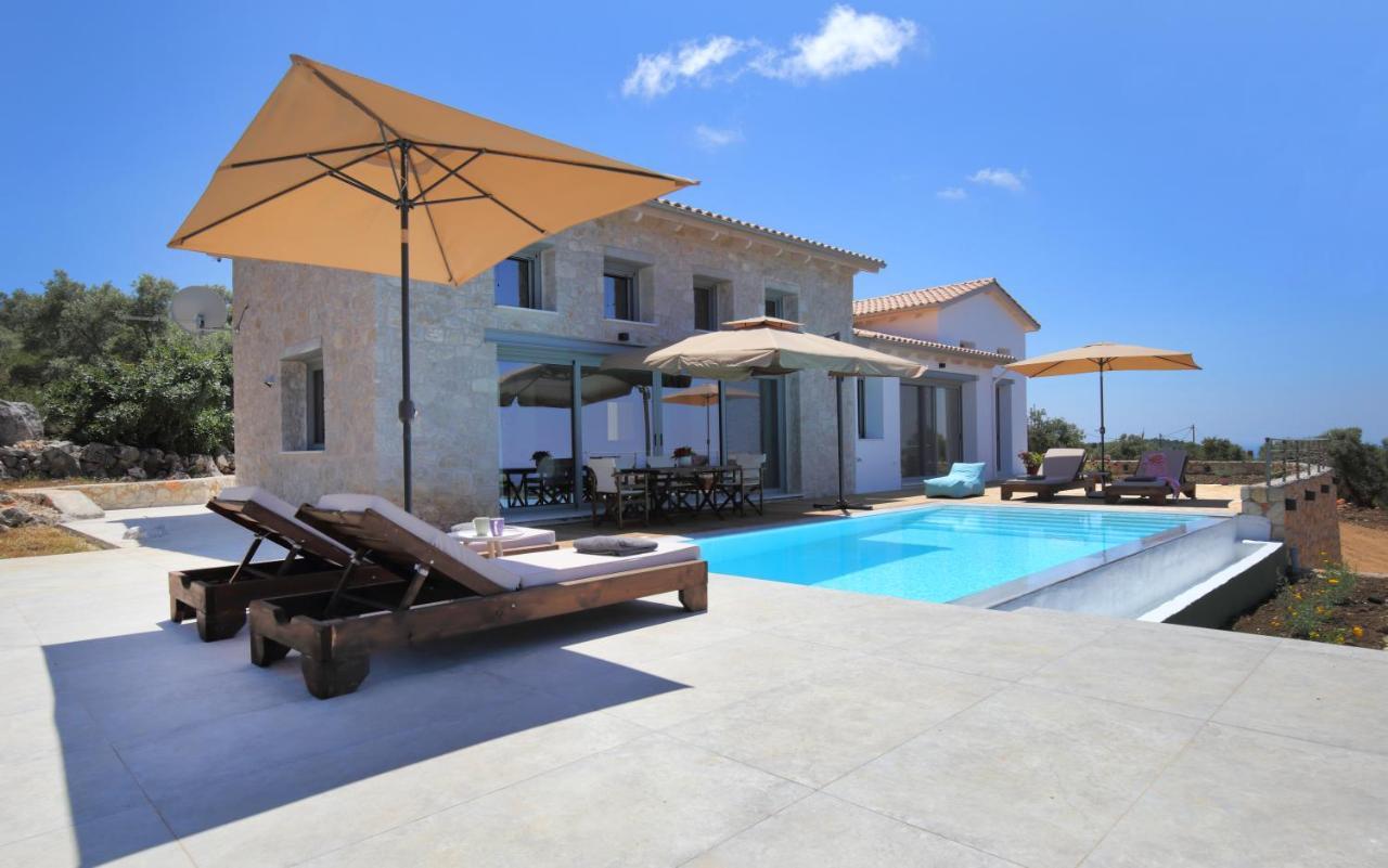 Tsakmakis Villas Luxury- Panoramic Sea View - Lefkada Tsoukaládhes المظهر الخارجي الصورة