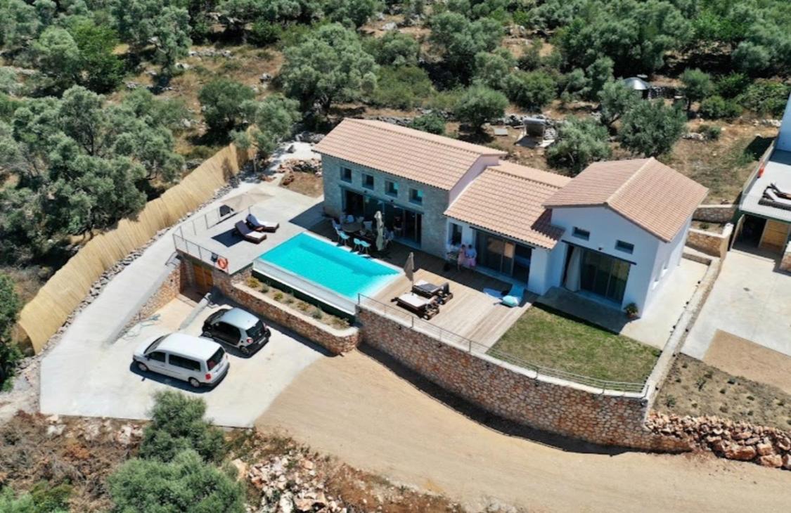 Tsakmakis Villas Luxury- Panoramic Sea View - Lefkada Tsoukaládhes المظهر الخارجي الصورة
