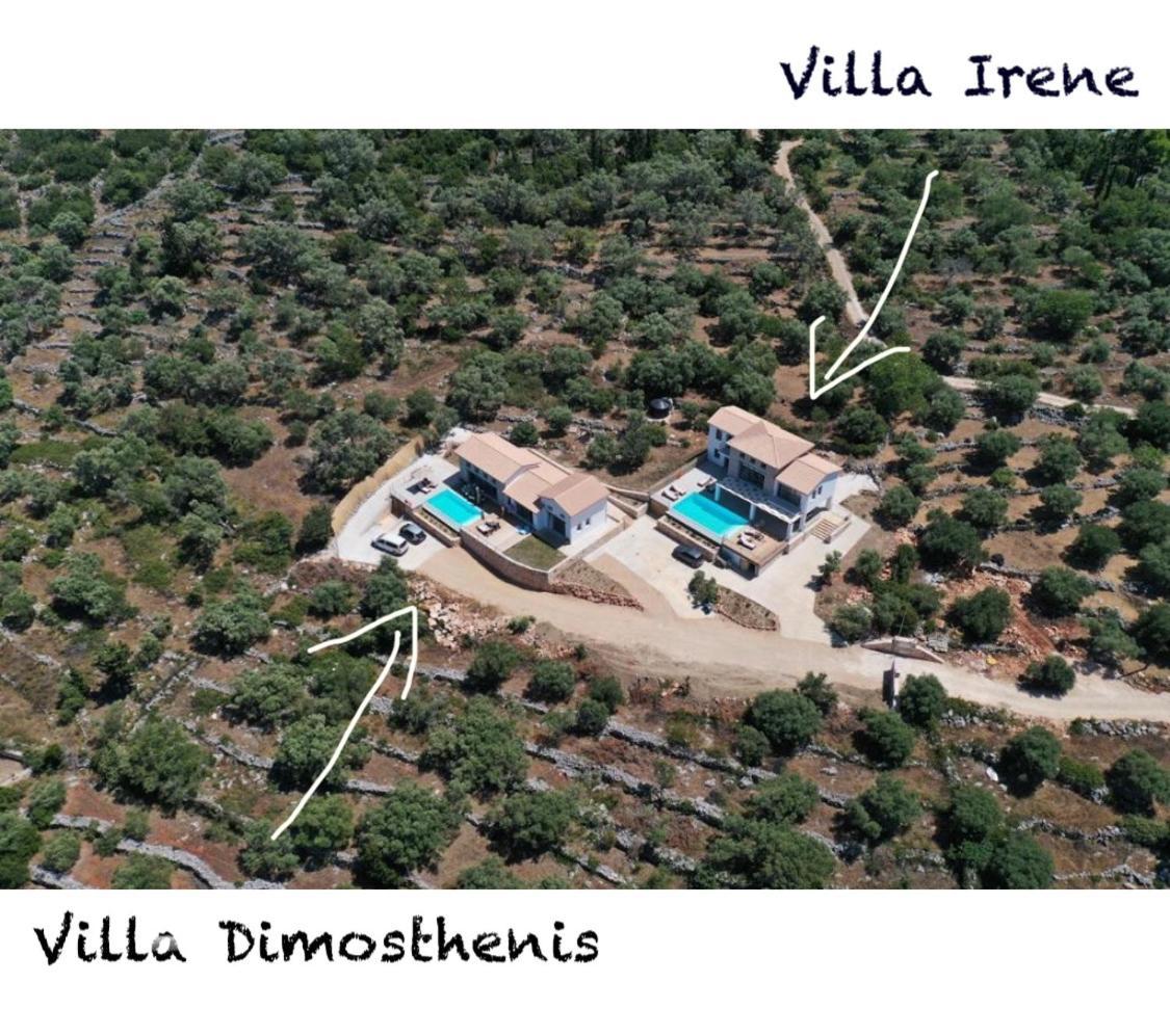 Tsakmakis Villas Luxury- Panoramic Sea View - Lefkada Tsoukaládhes المظهر الخارجي الصورة