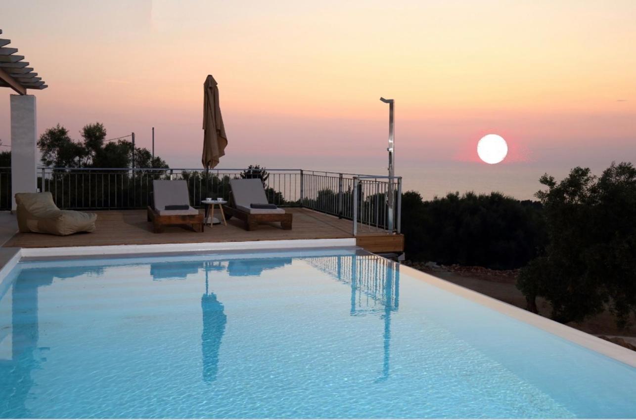Tsakmakis Villas Luxury- Panoramic Sea View - Lefkada Tsoukaládhes المظهر الخارجي الصورة